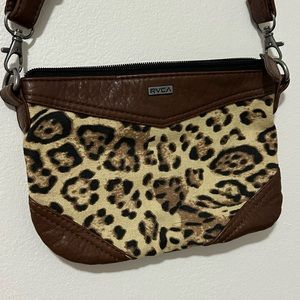 RVCA Leopard Print Small Purse